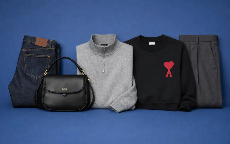 affordable luxury brands with a french touch a.p.c. and ami paris