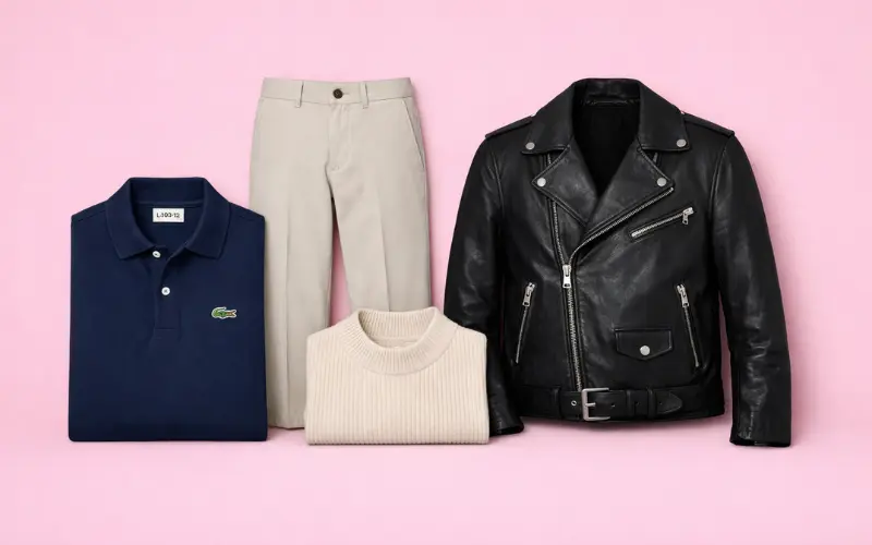 affordable luxury for men lacoste Boss and all saints