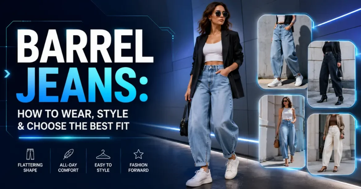 barrel jeans how to wear style choose the best fit