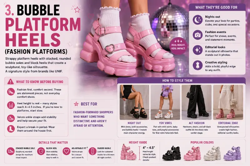 _bubble platform heels
