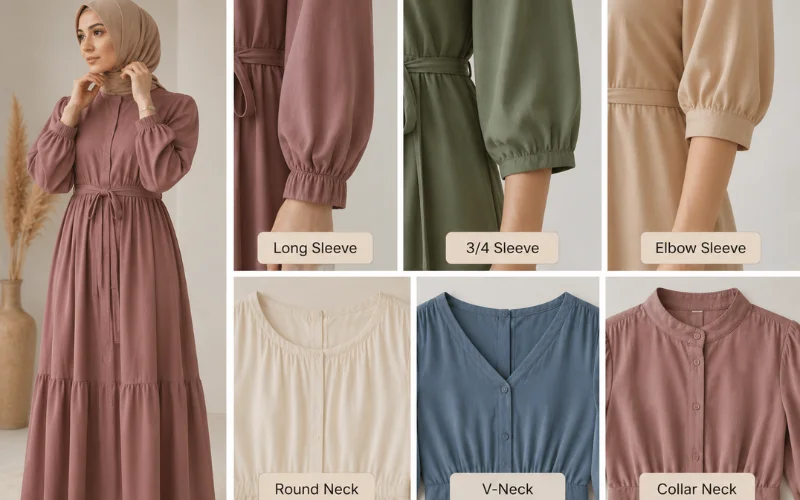 confirm sleeve and neckline details