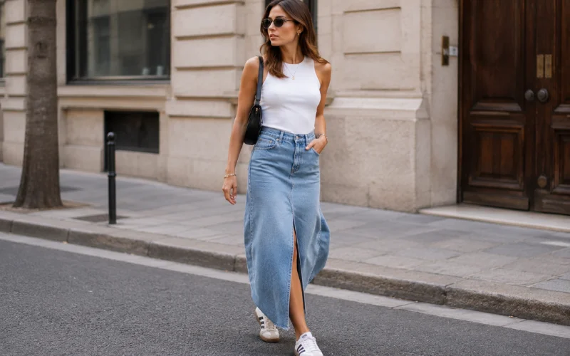 denim skirt