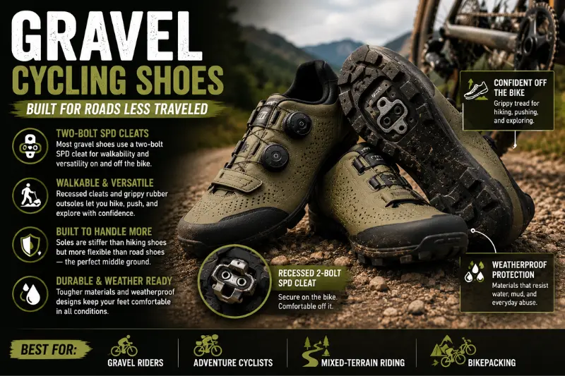 gravel cycling shoes