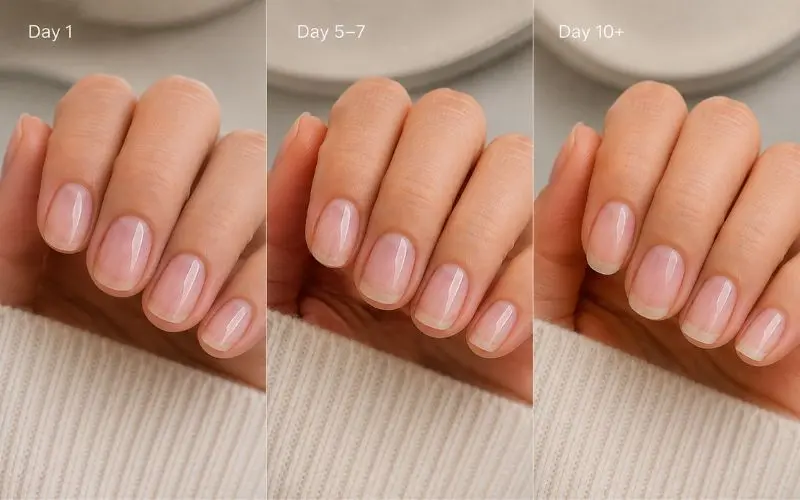 how long soap nails actually last