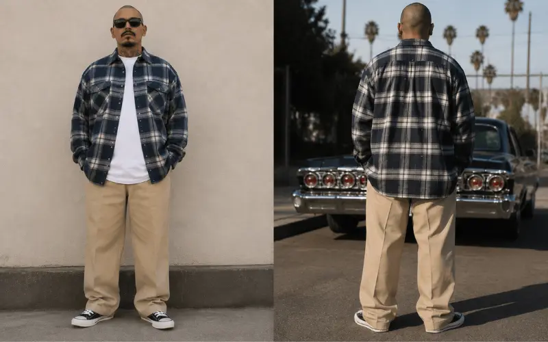 layer a flannel shirt