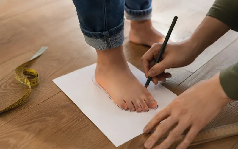 measure the foot correctly