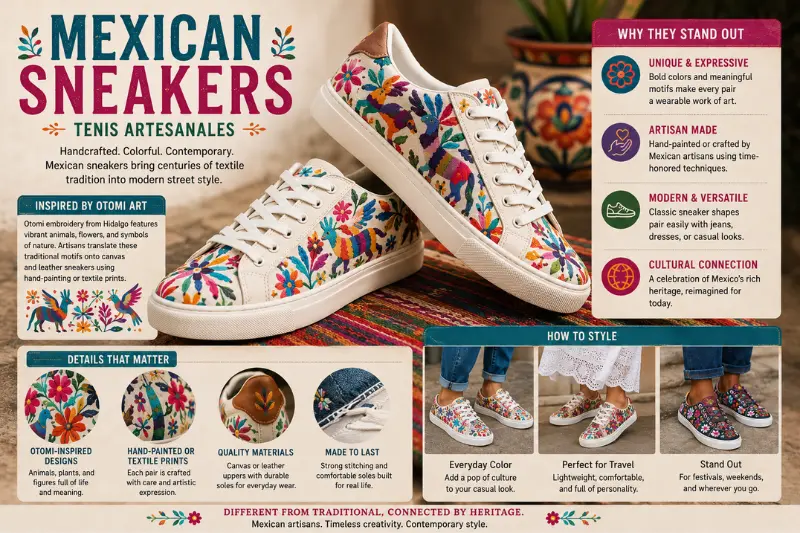 mexican sneakers (tenis artesanales)