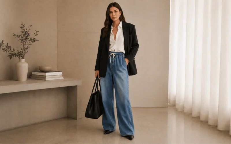 pair with structured pieces to keep the illusion convincing