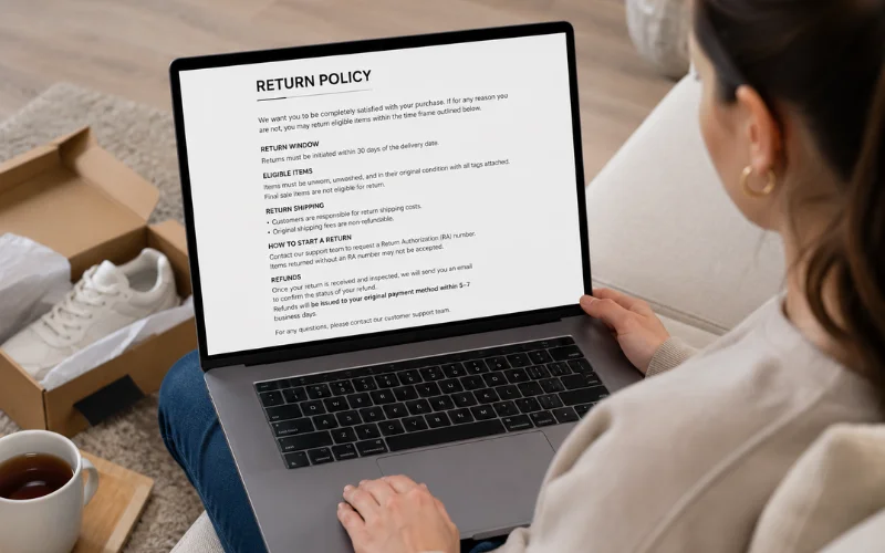 read the return policy in full before purchasing