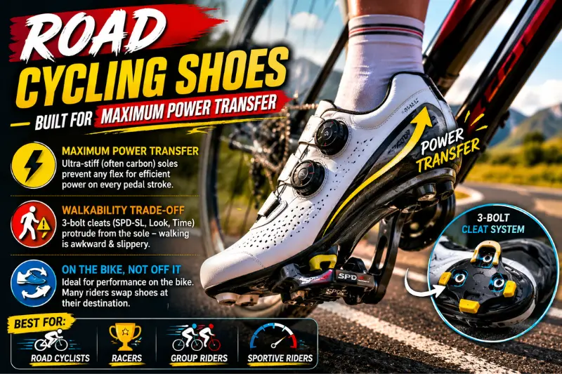 road cycling shoes