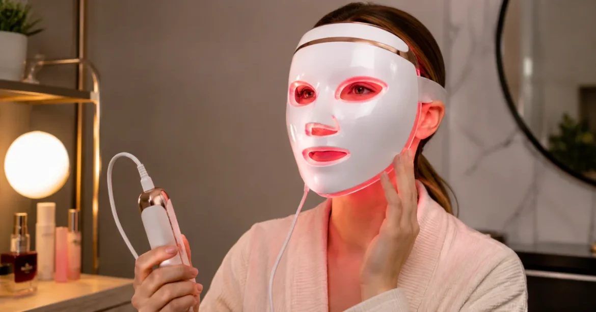 shark led face mask
