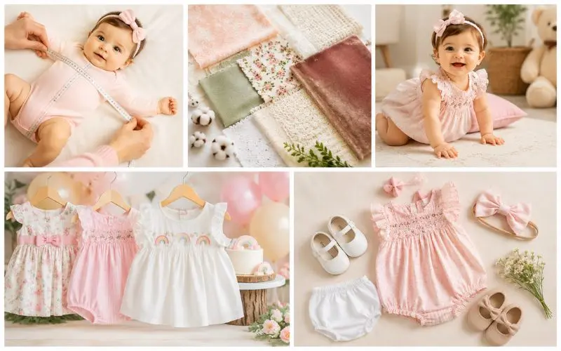 step by step how to choose a first birthday outfit for a girl