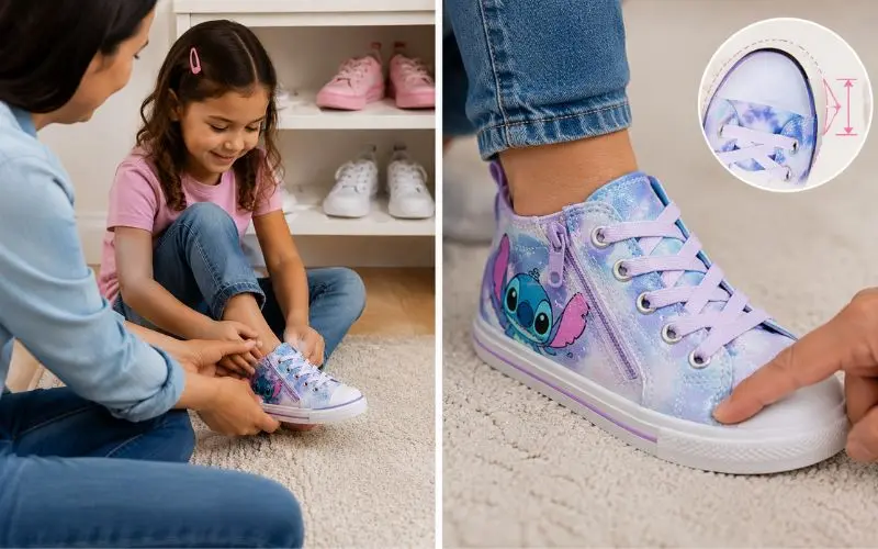 stitch shoes running small or large
