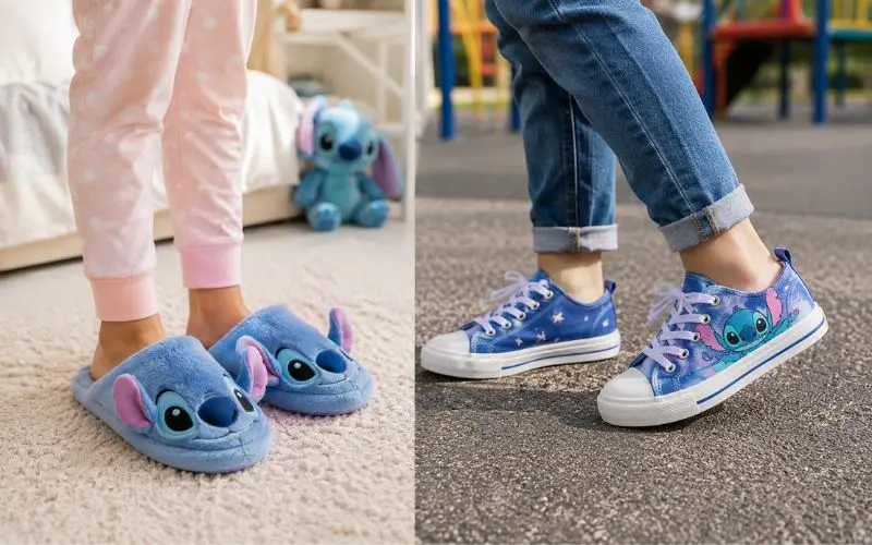 stitch slippers vs stitch shoes
