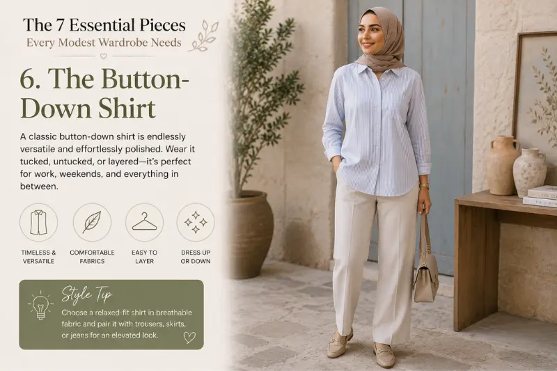 the button-down shirt