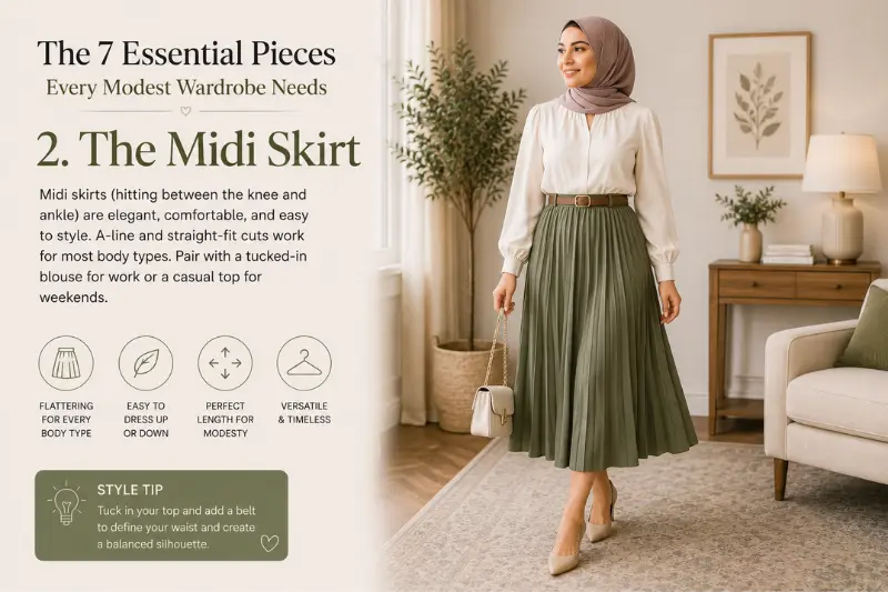 the midi skirt