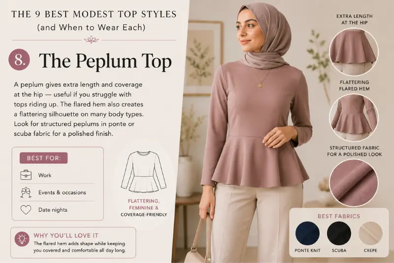 the peplum top