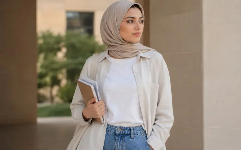 trendy modest fashion for teens at school