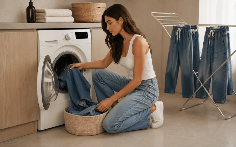 wash cold and skip the dryers high heat