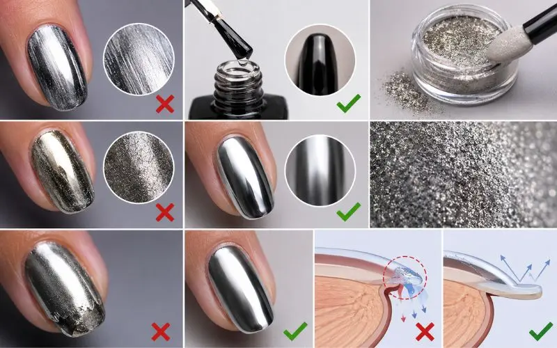 why chrome nails go wrong