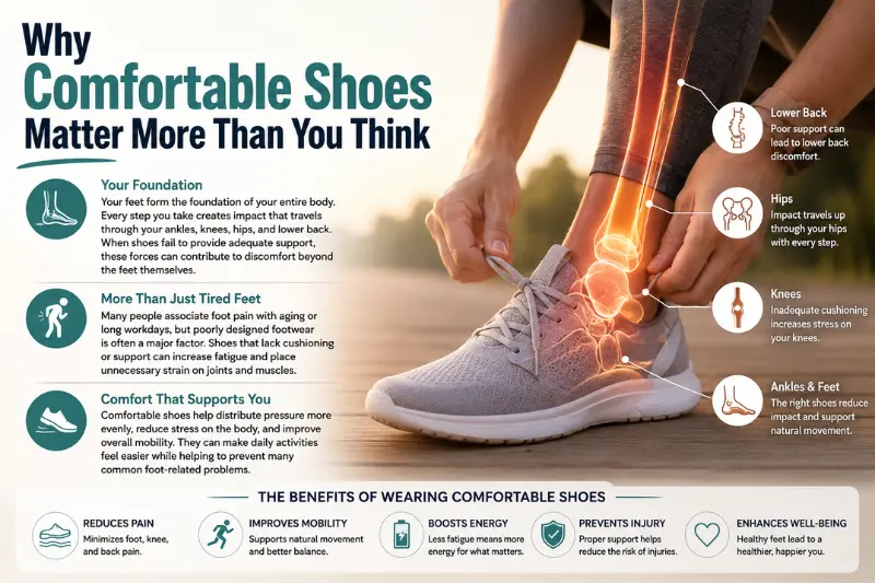 why comfortable shoes matter more than you think