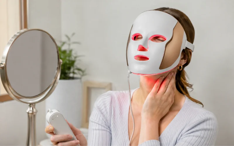 why the shark led face mask works the way It does