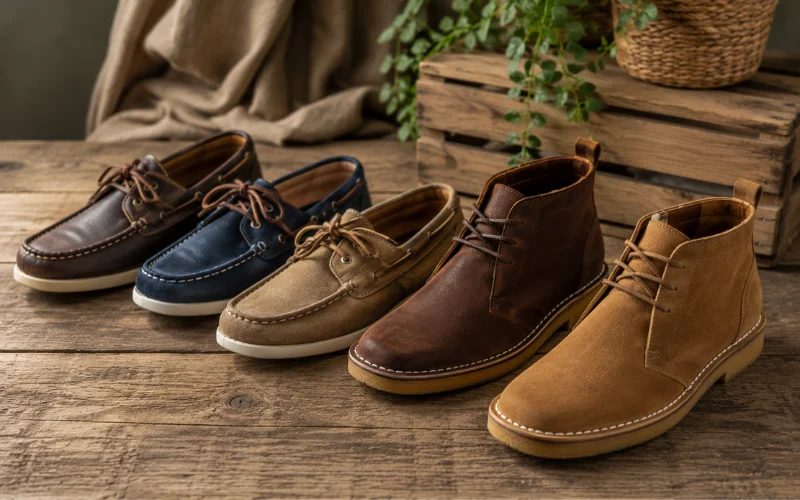 boat shoes and moccasins
