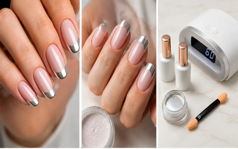 how much does a chrome french manicure actually cost