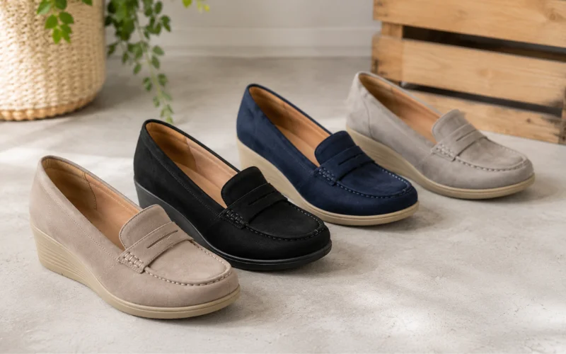 wedge loafers