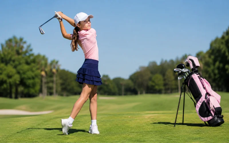 what makes a great girl golf outfit